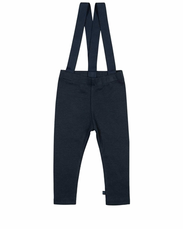 Leggings med seler, Smallstuff, Navy, str 74 cm