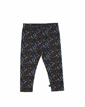 Leggings Flower Night, Smallstuff, Dark Blue, str 62 cm