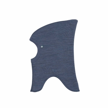 Uld Elefanthue, Balaclava, Steel Blue, Smallstuff