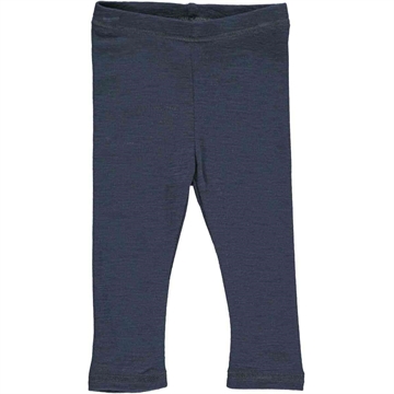 Woolly Leggings, Uld, Müsli, Night Blue