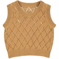 Knit Pullover, Müsli, Cinnamon, kun tilbage i str 68