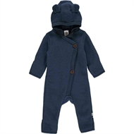 Woolly Fleece Suit, Uld, Night Blue, Müsli