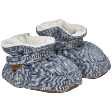 Jonglere vi specielt Baby Slippers hjemmesko fra En Fant, Navy blå