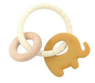 Bidering Silikone Elefant, Magni, Khaki