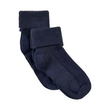 Babystrømper, Minymo, Dark Navy, str. 11/14 (778)