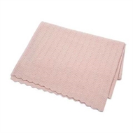 Strikket Uld Babytæppe, Smallstuff, Soft Rose