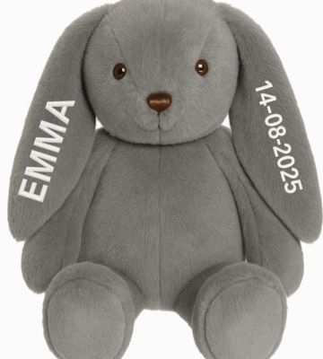 Bamse med navn Svea, Teddykompaniet, Grå, 2 ører