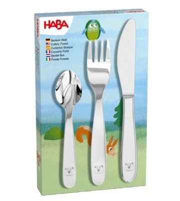 Børnebestik Rustfrit stål, Forest, HABA