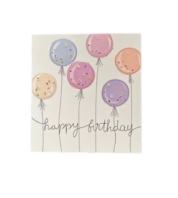 Mini Lykønskningskort, Happy Birthday