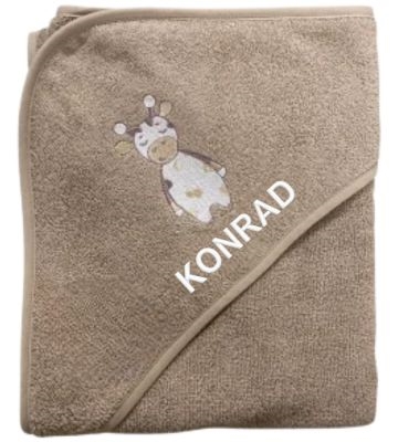 Badeslag med navn Ko 75 x 75 cm, Nørgaard Madsen, Sand