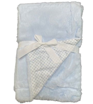 Babytæppe Prikker, Nørgaard Madsen, Lyseblå