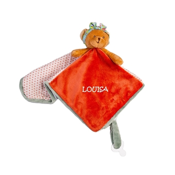 Nusseklud med navn, Happy Meli Baby Rug, Bukowski, Orange