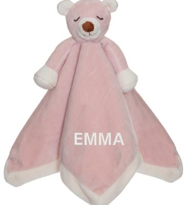 Nusseklud med navn Bamse, Diinglisar, Teddykompaniet, Støvet Rosa