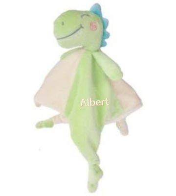 Nusseklud med navn Dino, Tinka Baby, Lime