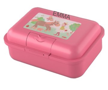Madkasse med navn Princess & Horse, HABA, Pink