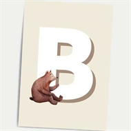 Bogstavet "B", A5 Dialægt Citatplakat