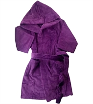 Badekåbe, Velour, Nørgaard Madsen, Lilla