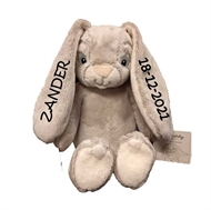 Bamse med navn My Natural Bunny, My Teddy, Grå, 2 ører