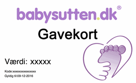 Gavekort til Babysutten.dk - Print selv