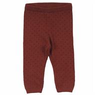 Knit Pants Baby, Müsli by Green Cotton, Fudge, Str 56 cm