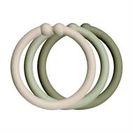 BIBS Loops 12 styk, Vanilla/ Sage/ Olive