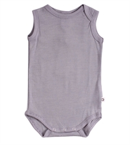 Woolly Silk sleeveless body, Müsli, Shark