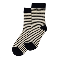 MiniPop® Bamboo Socks Thin Stripe, Navy/Offwhite