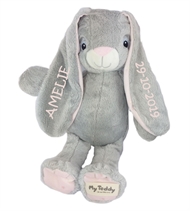 Bamse med navn My Newborn Star, My Teddy, Lyserød, 2 ører