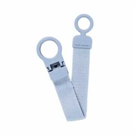 Suttesnor, BIBS Pacifier Clip Loop, Dusty Blue