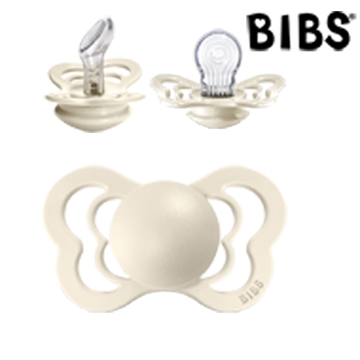 Bibs Couture Sut med navn (Ivory) Anatomisk Silikone Str.2