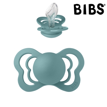 Bibs Couture Sut med navn (Island Sea) Anatomisk Silikone Str.2