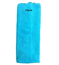 Håndklæde med navn, 49x98 cm, RIC,  Turkis 82