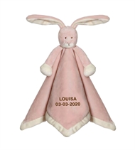 Nusseklud med navn Kanin, Diinglisar, Teddykompaniet, Støvet Rosa, 2 linjer