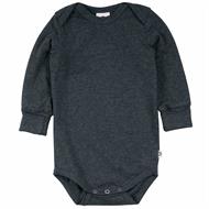 Cozy me Body LÆ, Müsli by Green Cotton, Dark Grey Melange, Str 56